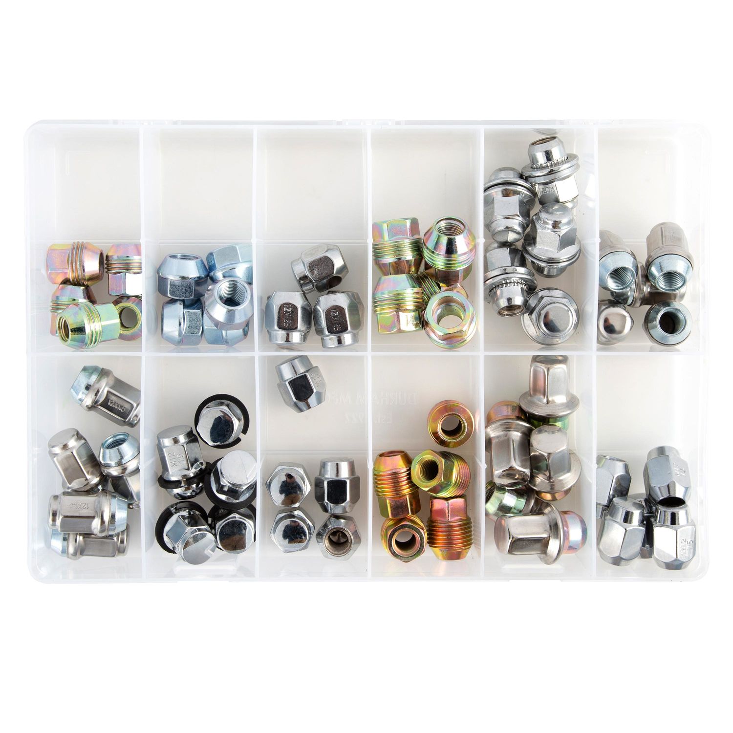 JohnDow Wheel Lug Nut Assortment 60 Piece