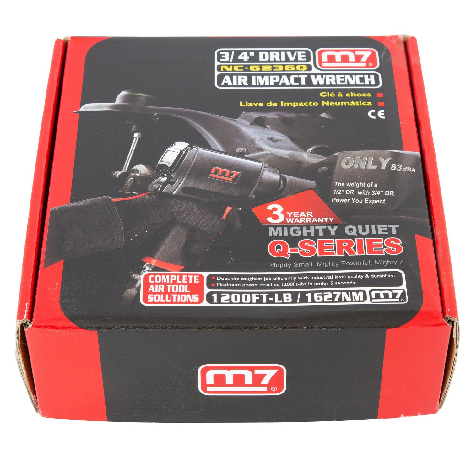 1,200 ft./lbs. 3/4 in. Mighty Air Impact Wrench 1,200 ft./lbs. 3/4 in. Mighty Air Impact Wrench