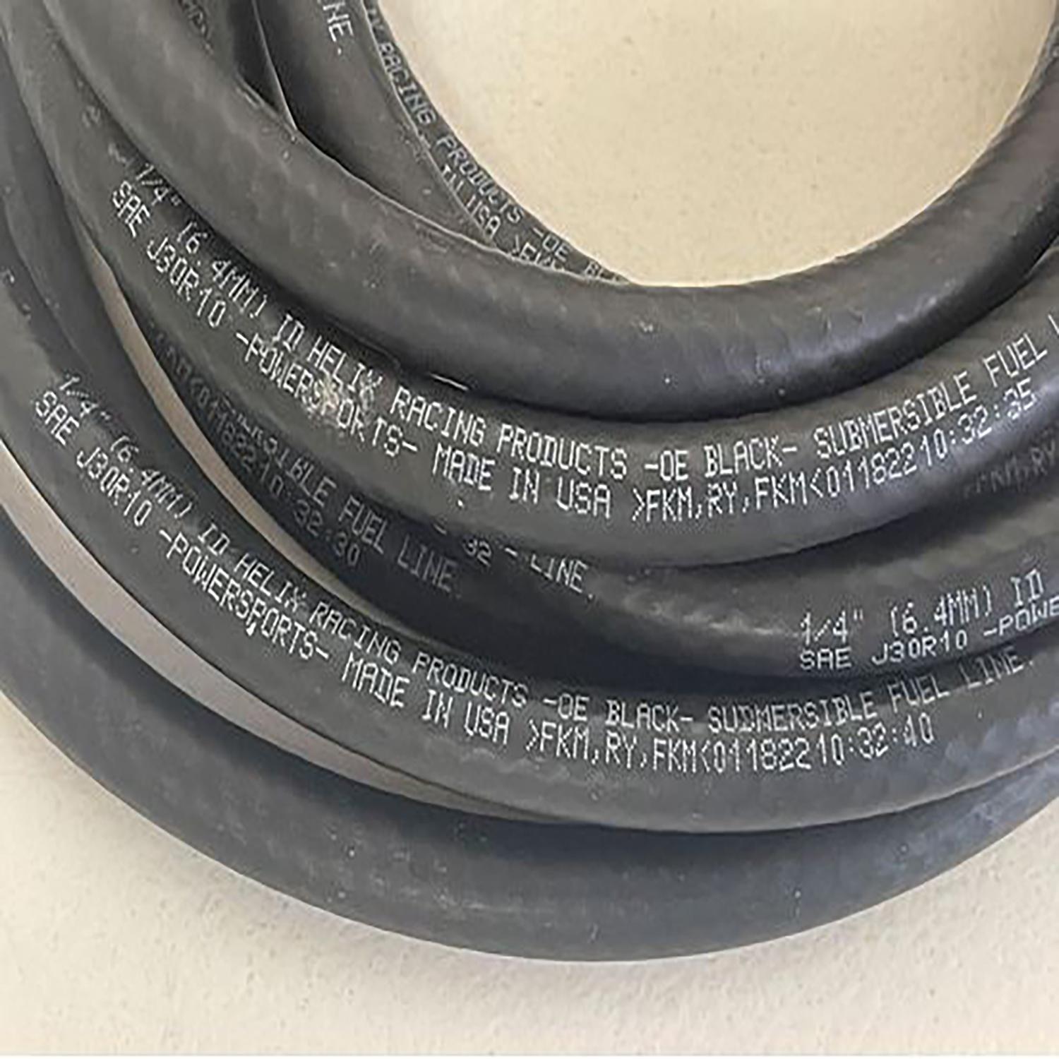 Helix Racing Products Black Submersible 3ft Length 1/4in Inner Diameter ...