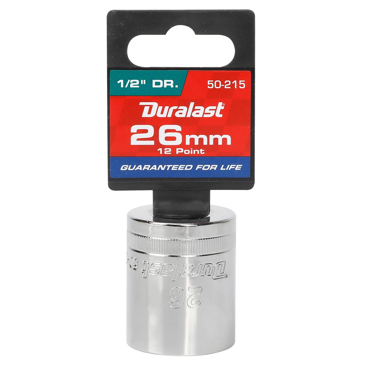 Duralast 1/2in Drive 26mm Socket