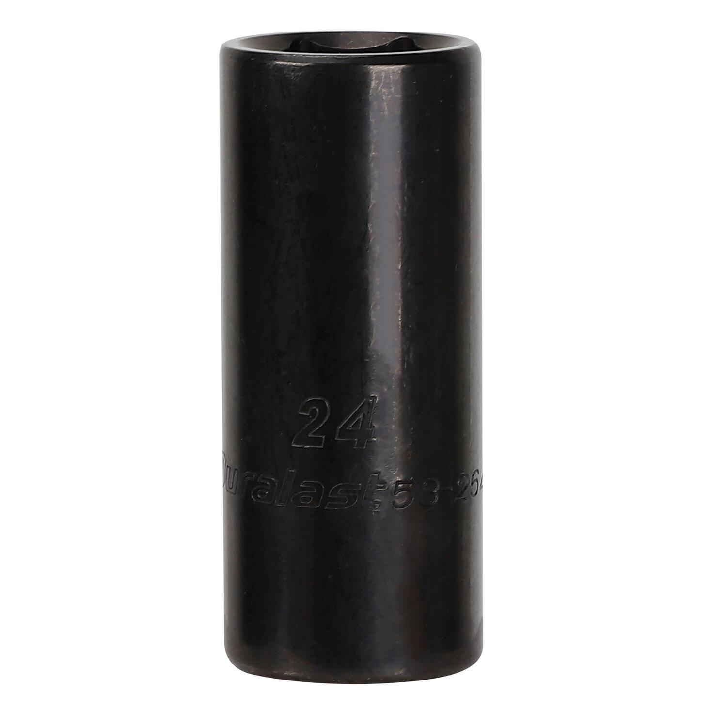 Duralast 1/2in Drive 24mm Deep Impact Socket