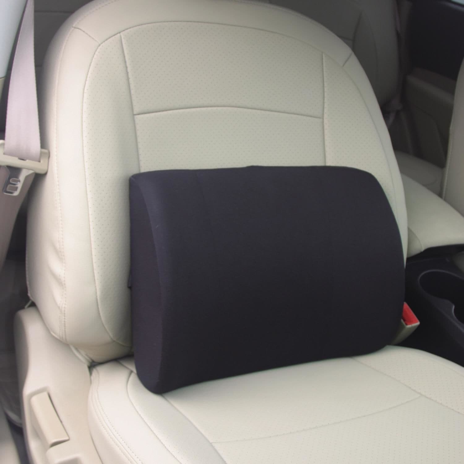 Back Support Drivers Seat Cushion with Lumbar Pad + Heat + Massage