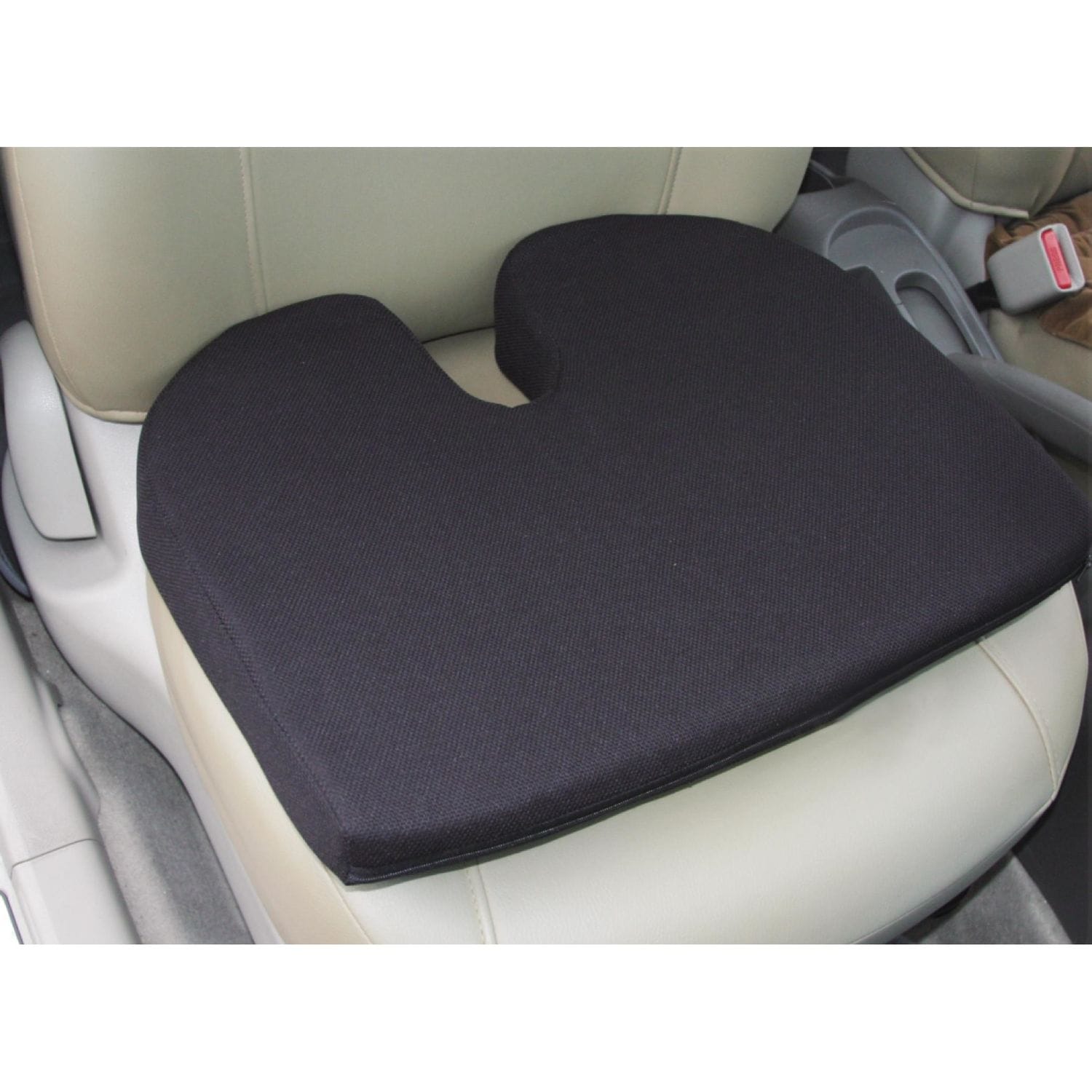 Pilot Seat Cushion with Lumbar Support, Black