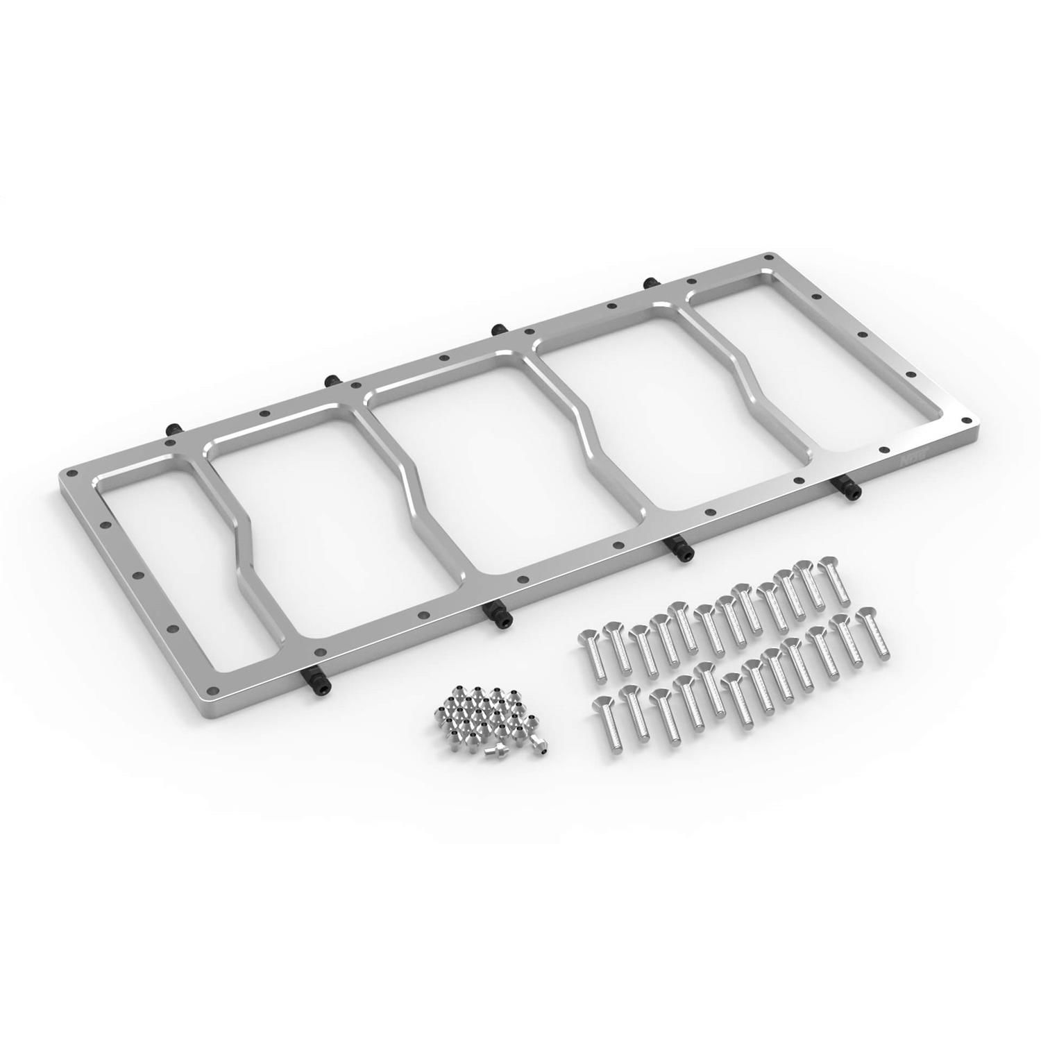 NOS/Nitrous Oxide System Billet 6061-T6 Aluminum; Silver Finish; Dry ...