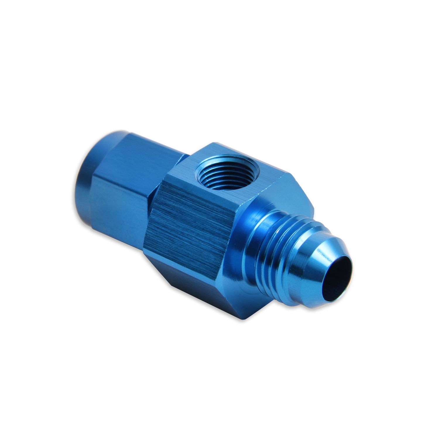 NOS/Nitrous Oxide System Blue -4AN x 1/8in Nitrous Bottle Gauge