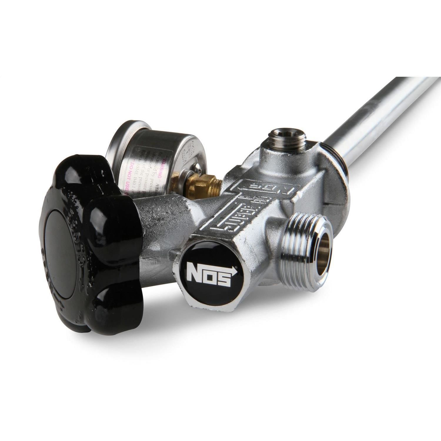 NOS/Nitrous Oxide System 3/8in Super High Flow Nitrous Bottle Valve for 15 and 20lbs Bottles