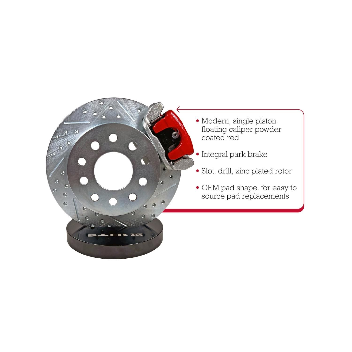 Baer Brake Systems 10.5in Classic Series Rear Brake Kit