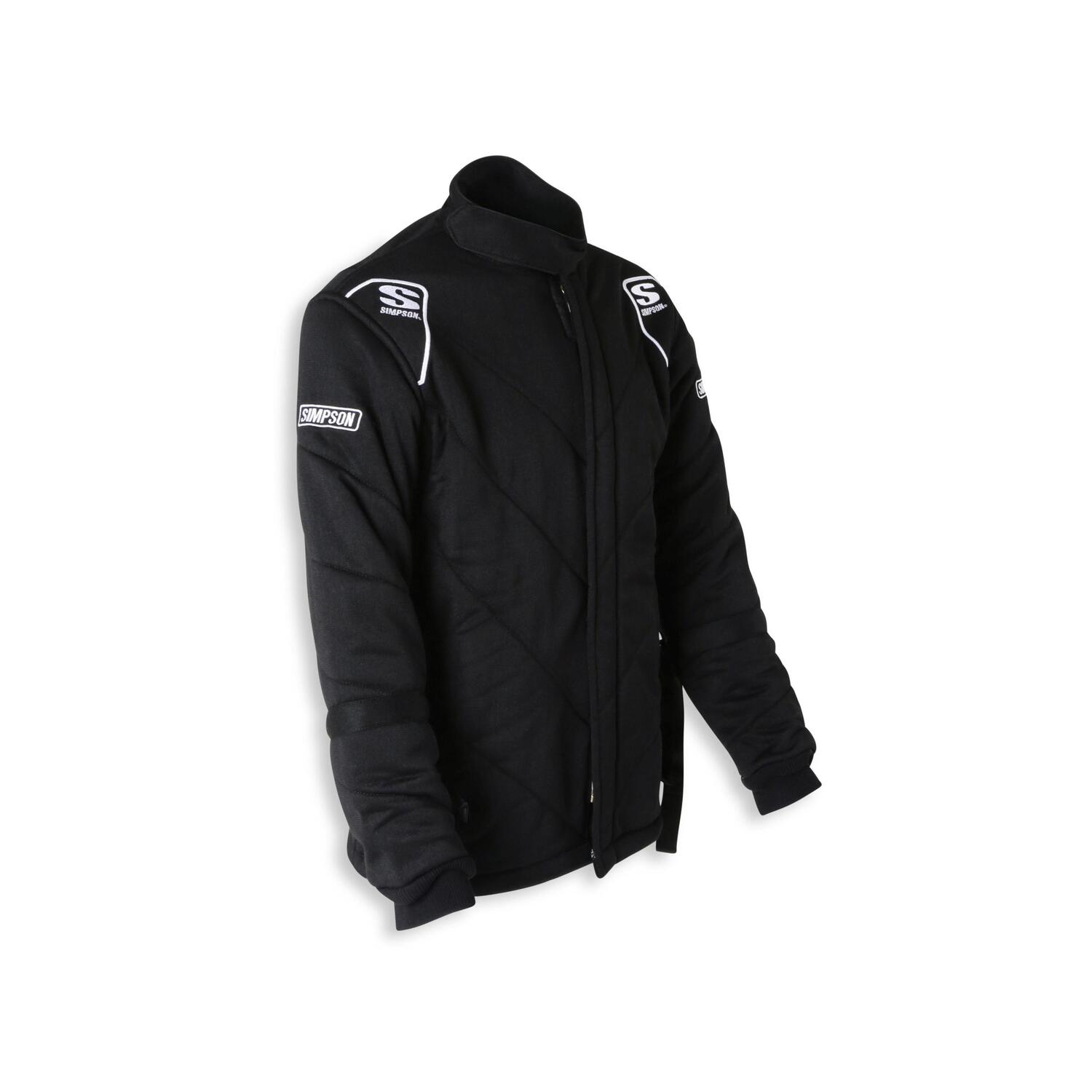 Simpson Safety Black Large Racing Drag 5G SFI 15 Jacket with Arm Restraints