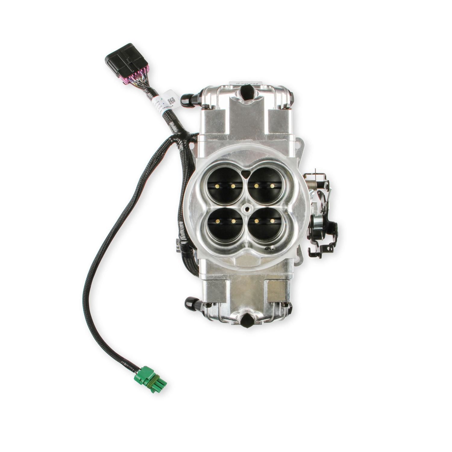 Holley EFI Terminator X Stealth Shiny 4150 Fuel Injection System with 4 ...