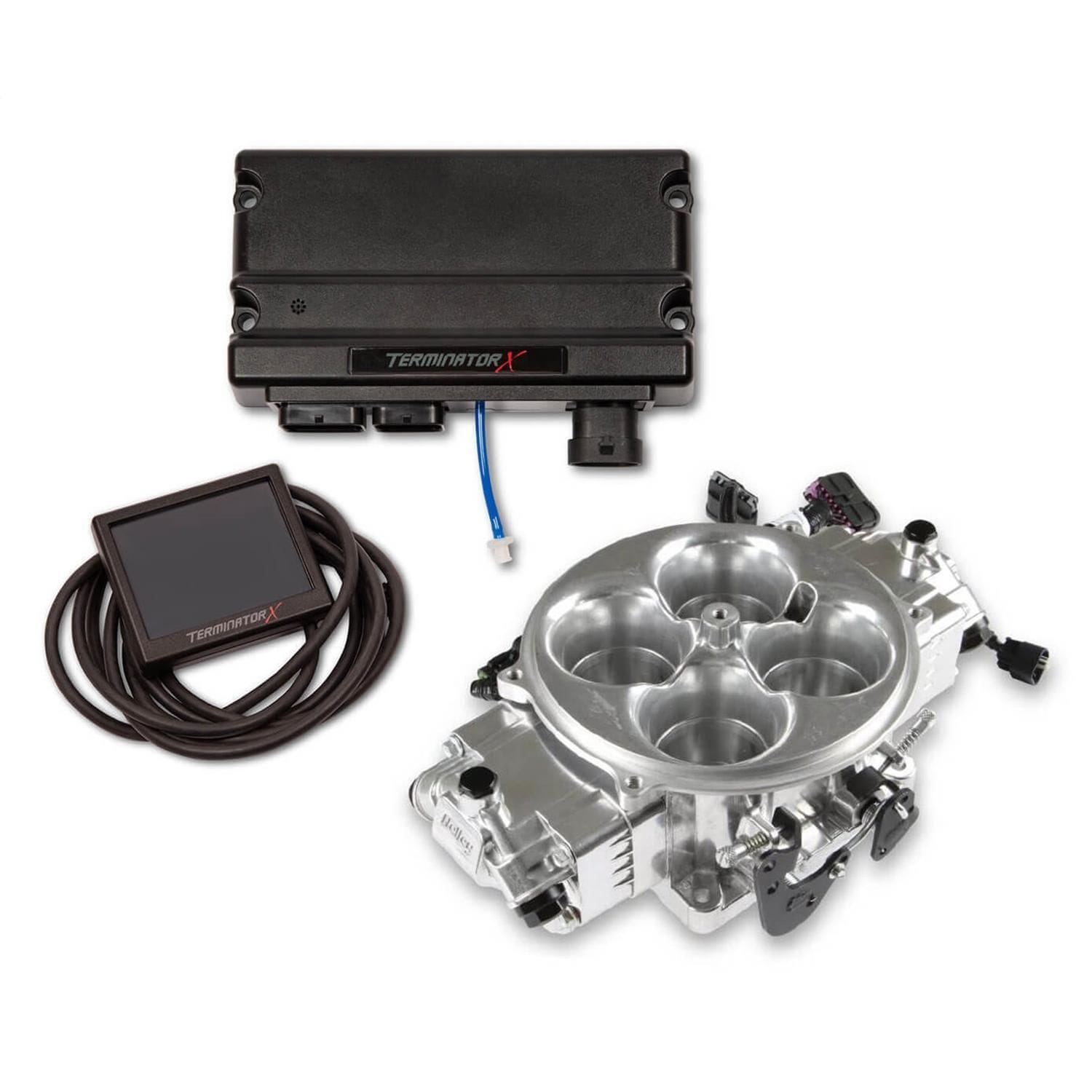 Holley Terminator X Stealth 4500 - 8 Injectors Shiny Holley Terminator X Stealth 4500 - 8 Injectors Shiny