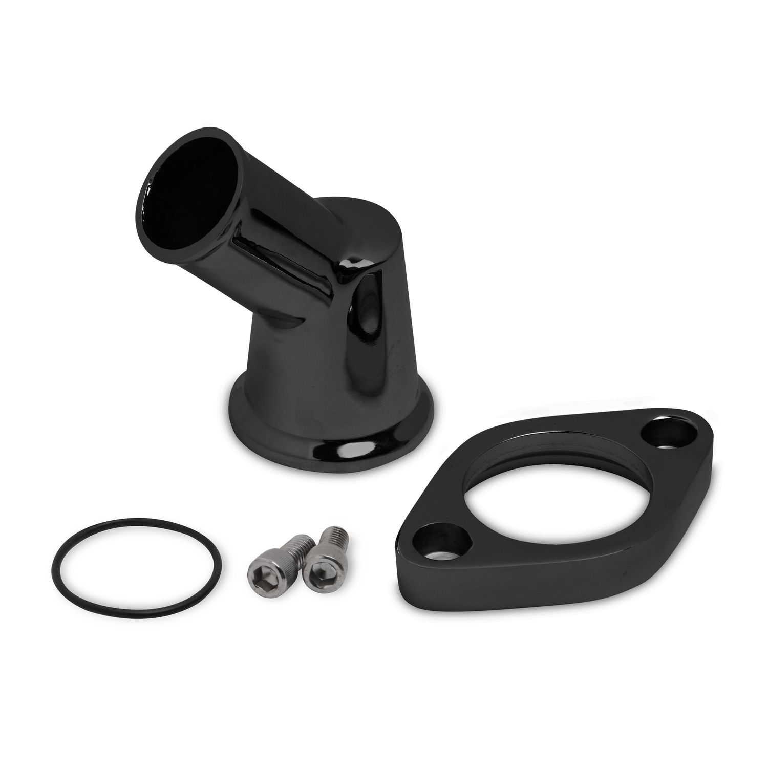 Weiand Water Neck Aluminum Water Outlet 45-Degree Swivel 6252 Weiand Water Neck Aluminum Water Outlet 45-Degree Swivel 6252