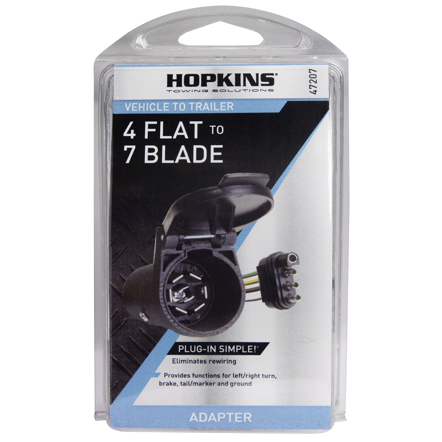 Hopkins Towing Solution 4 Flat to 7 Blade Adapter