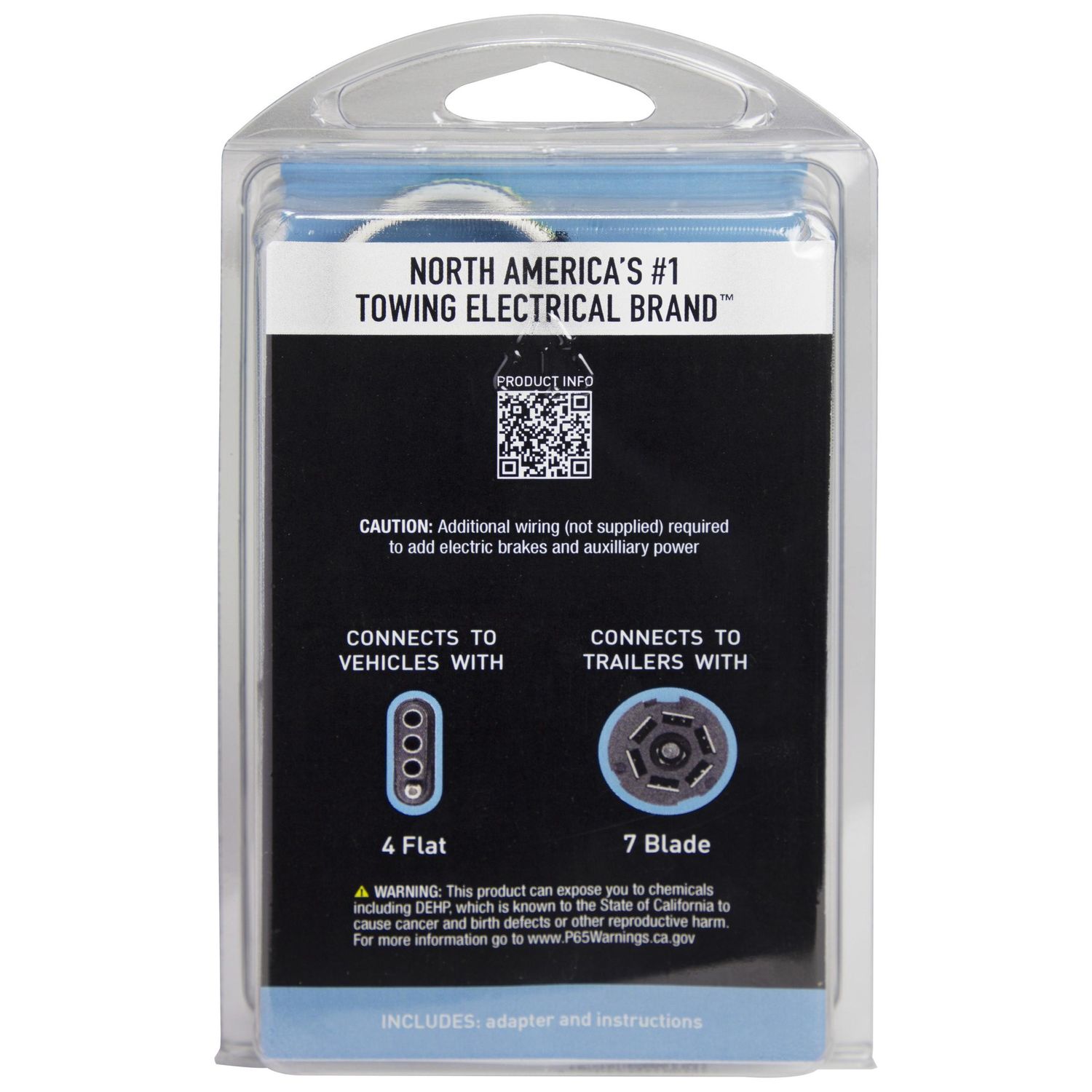 Hopkins Towing Solution 4 Flat to 7 Blade Adapter