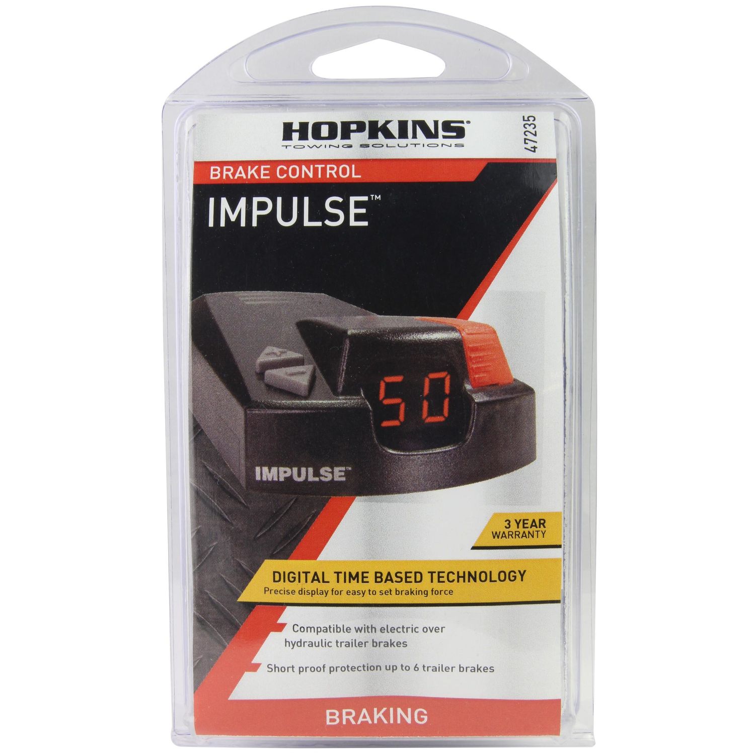 Hopkins Towing Solution 47225 Brake-force Electronic Brake Control for sale  online