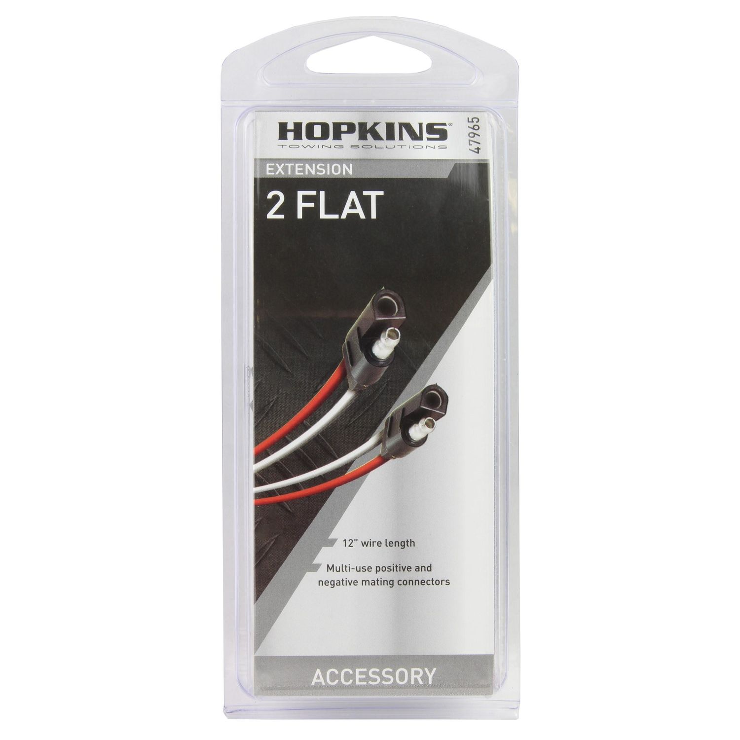 Hopkins Towing Solution 12in 2Pole Flat Connector Set 47965