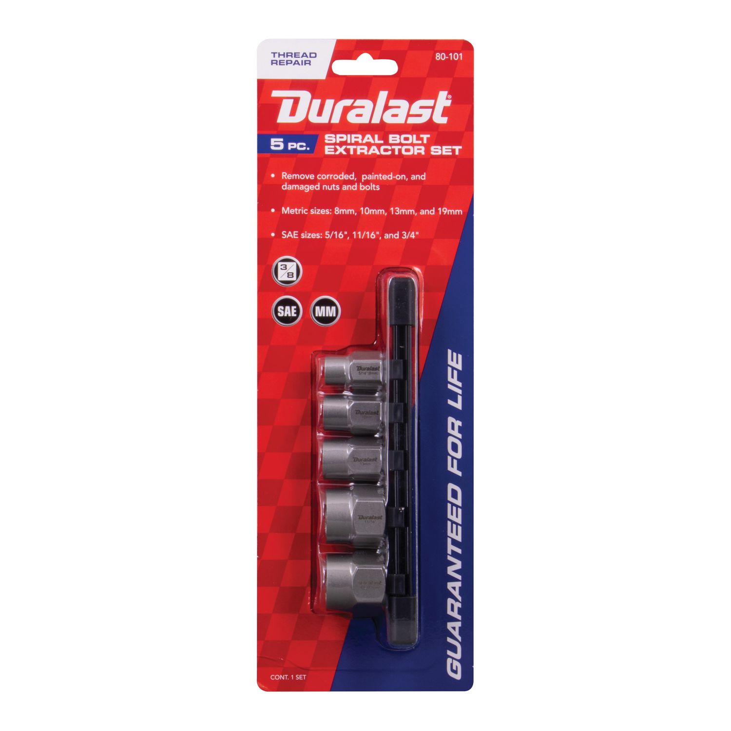 Duralast Extractor Set with Rail 5 Piece