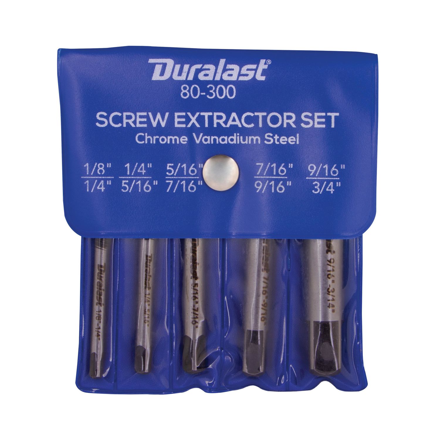 Duralast Screw Extractor Assortment 5 Piece