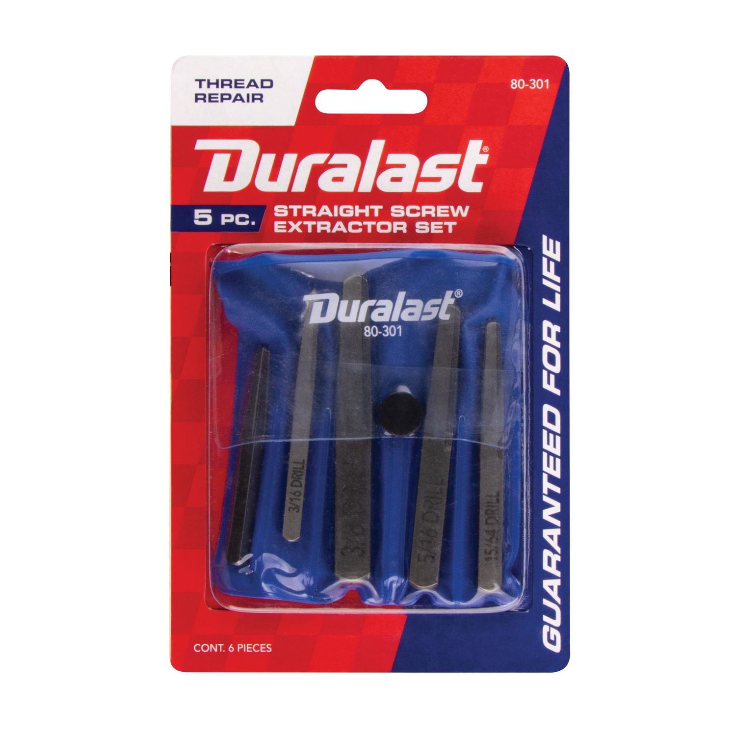 Duralast Straight Screw Extractor 5 Piece