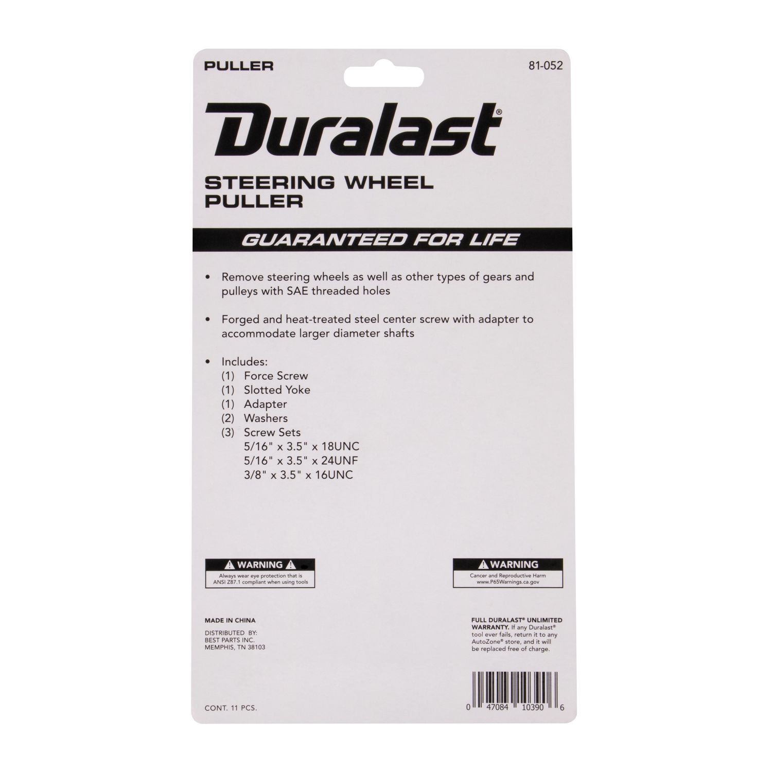 Duralast Steering Wheel Puller