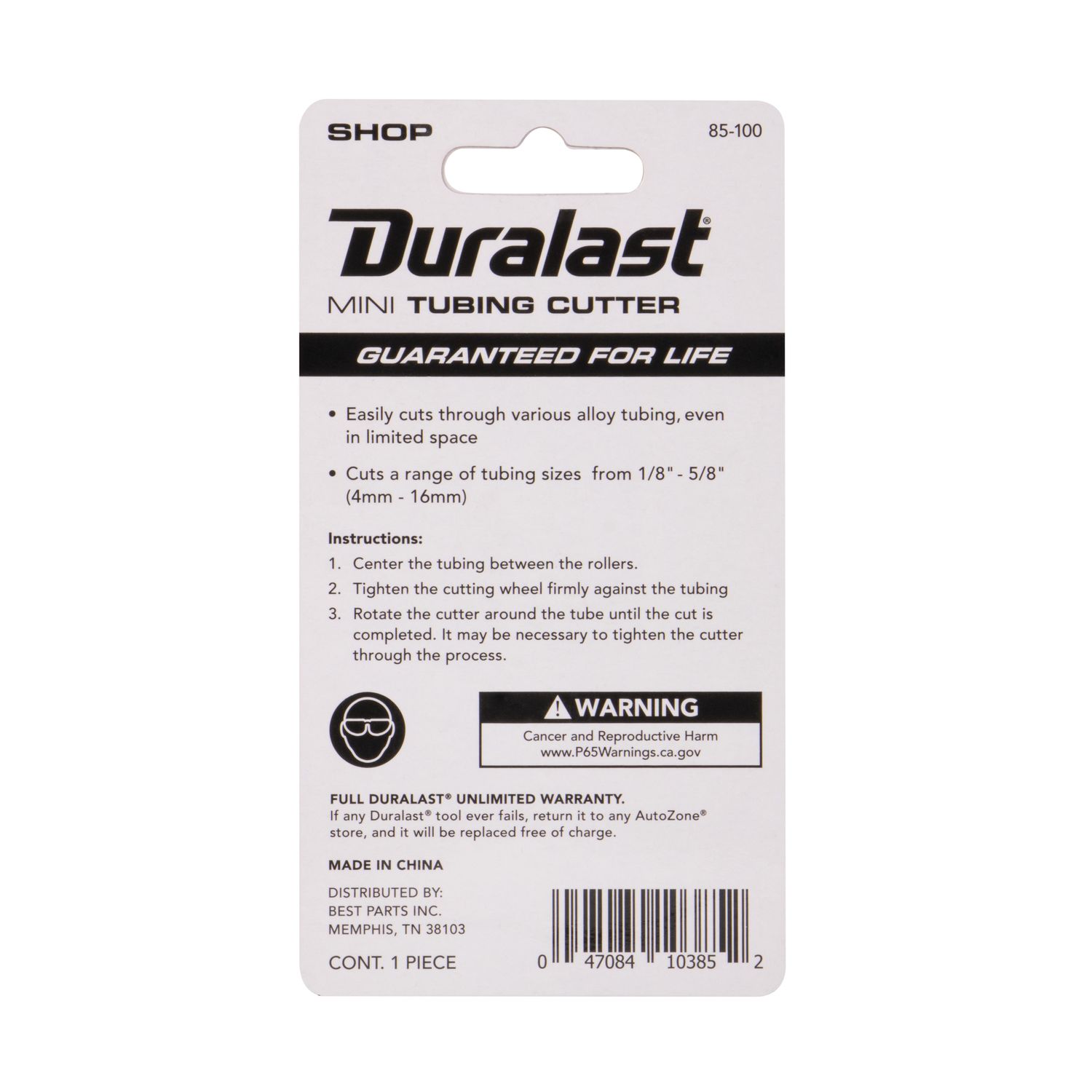 Duralast Mini Tubing Cutter