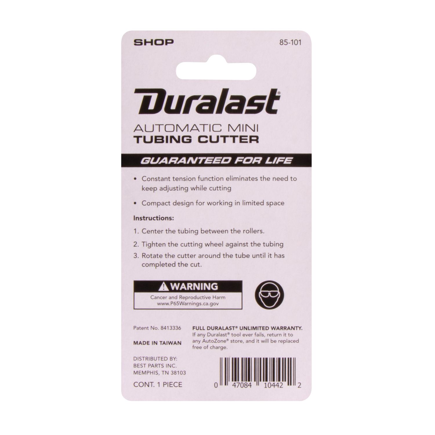Duralast Micro Constant Tension Tubing Cutter