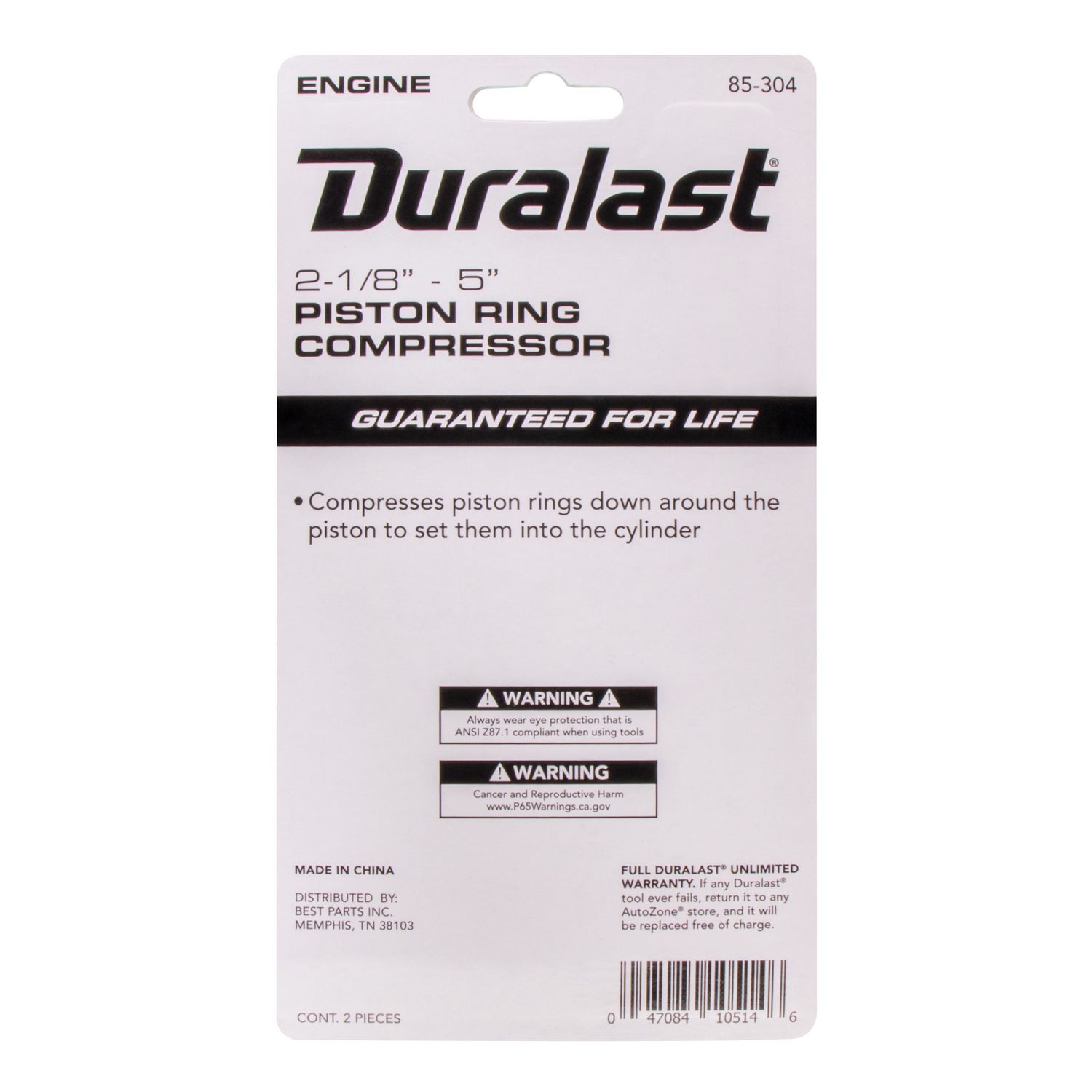 Engine Piston Ring Copressor Set With Copression Pliers