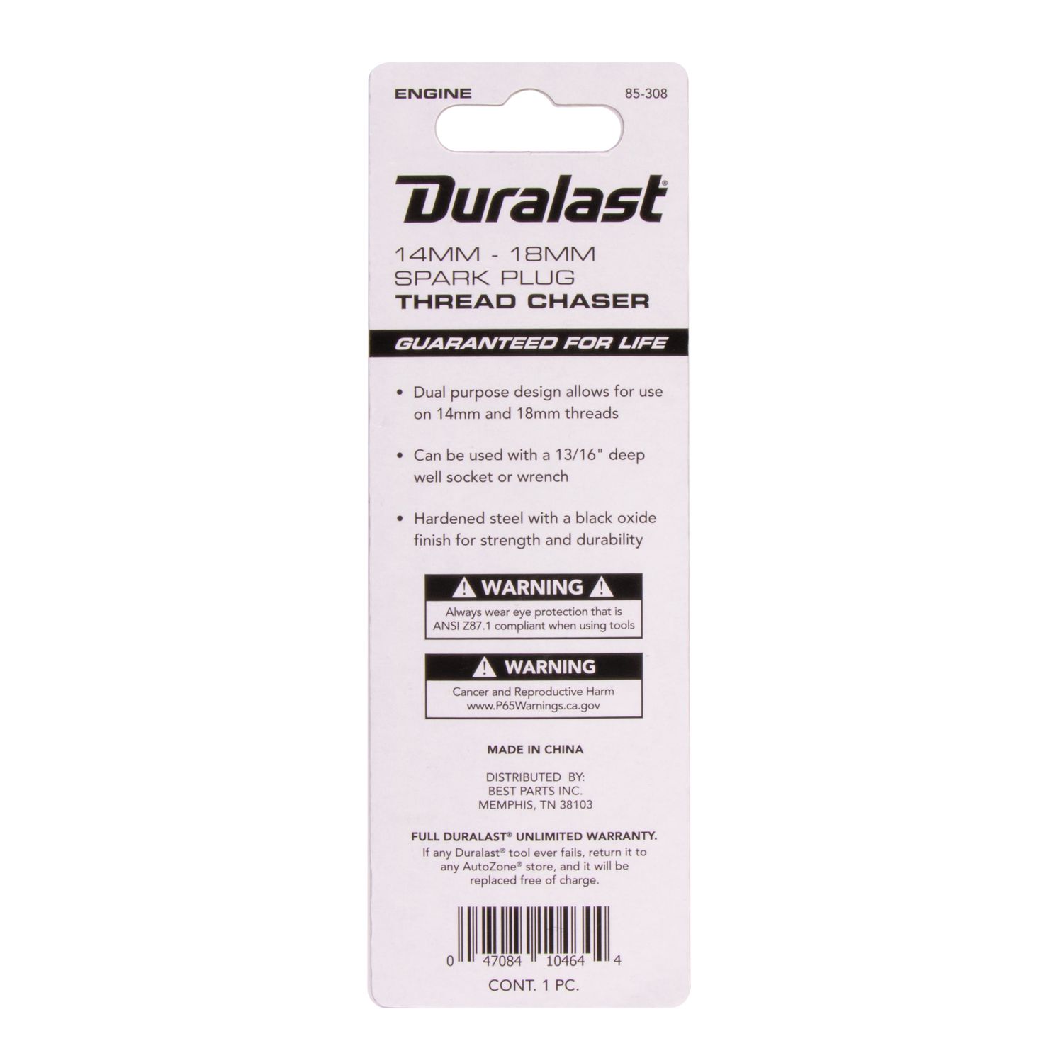 Duralast 14mm and 18mm Thread Chaser