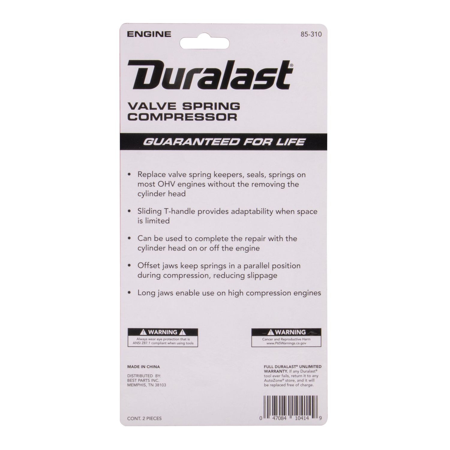 Duralast Valve Spring Compressor