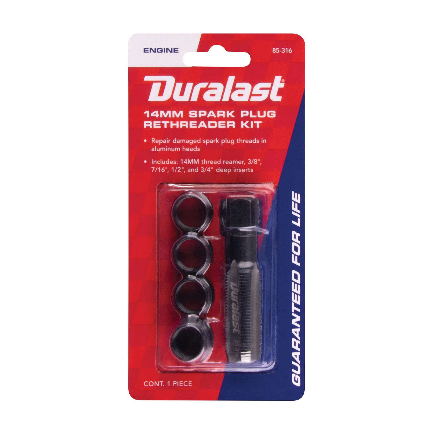 Duralast 14mm Cylinder Heavy Duty Rethread Kit