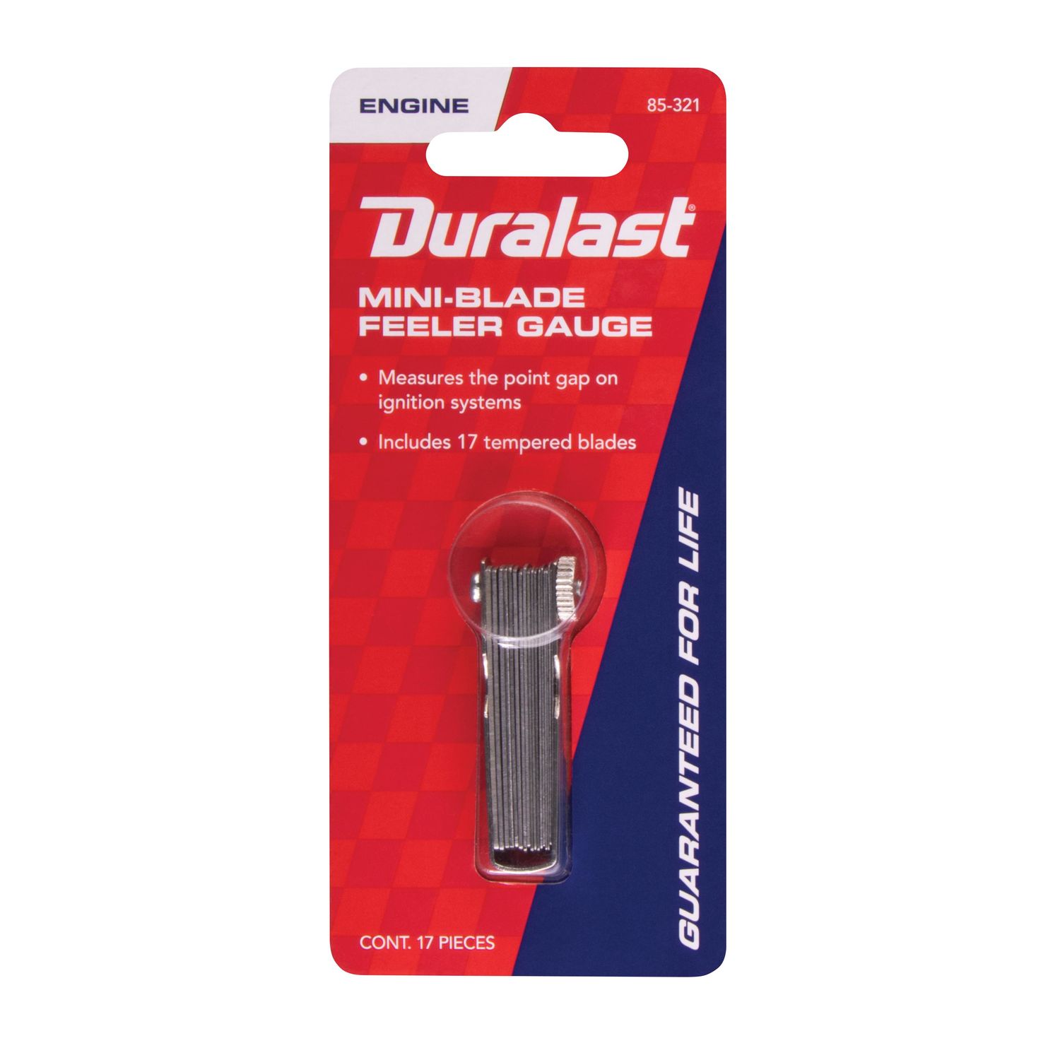 Duralast Feeler Gauge 17 Blades