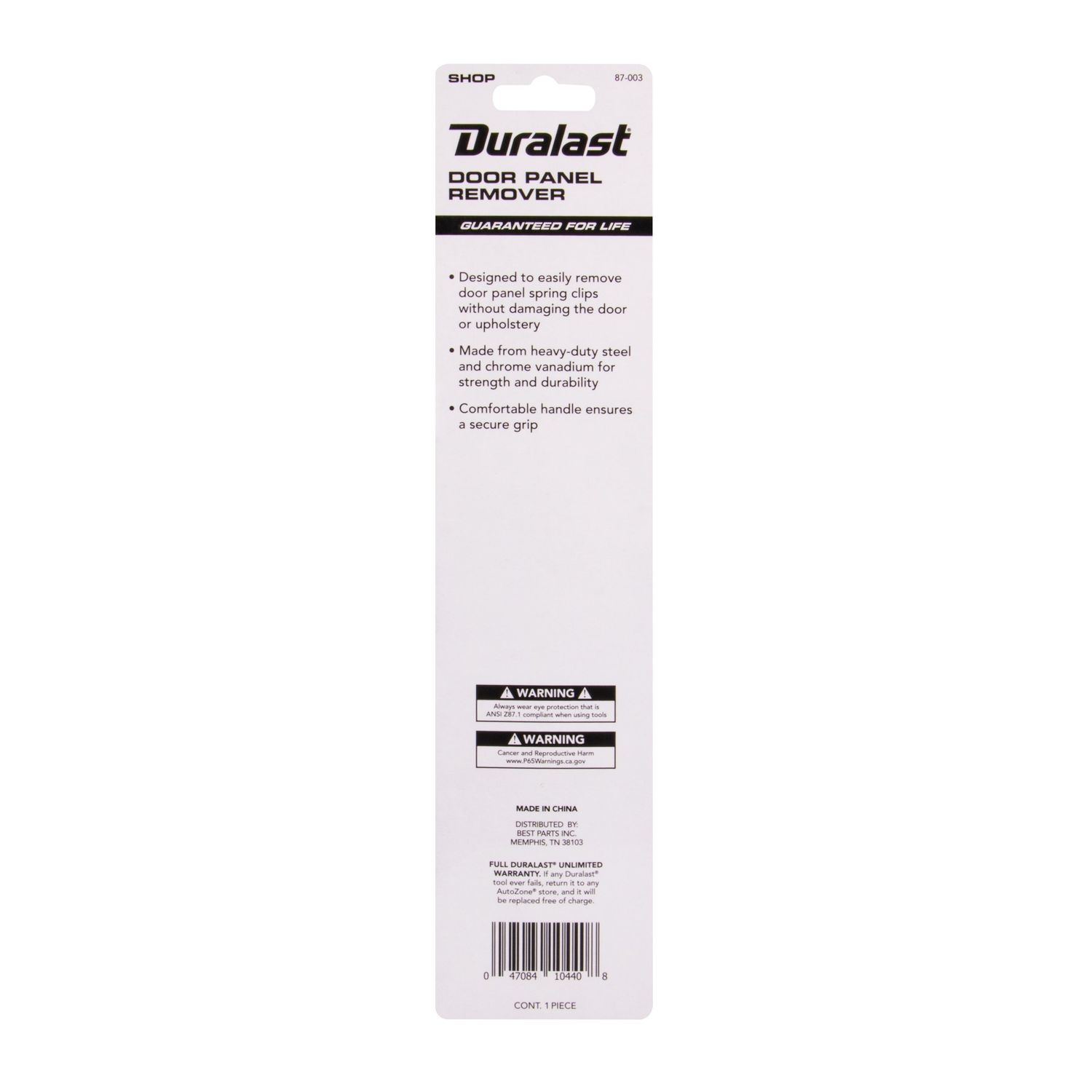 Duralast Door Panel Remover