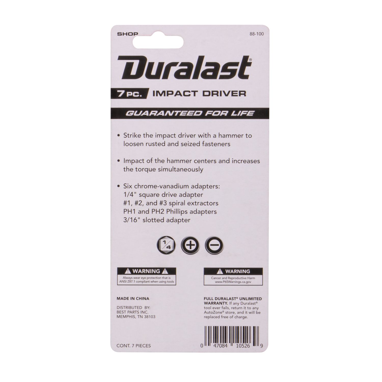 Duralast Mini Impact Driver Set