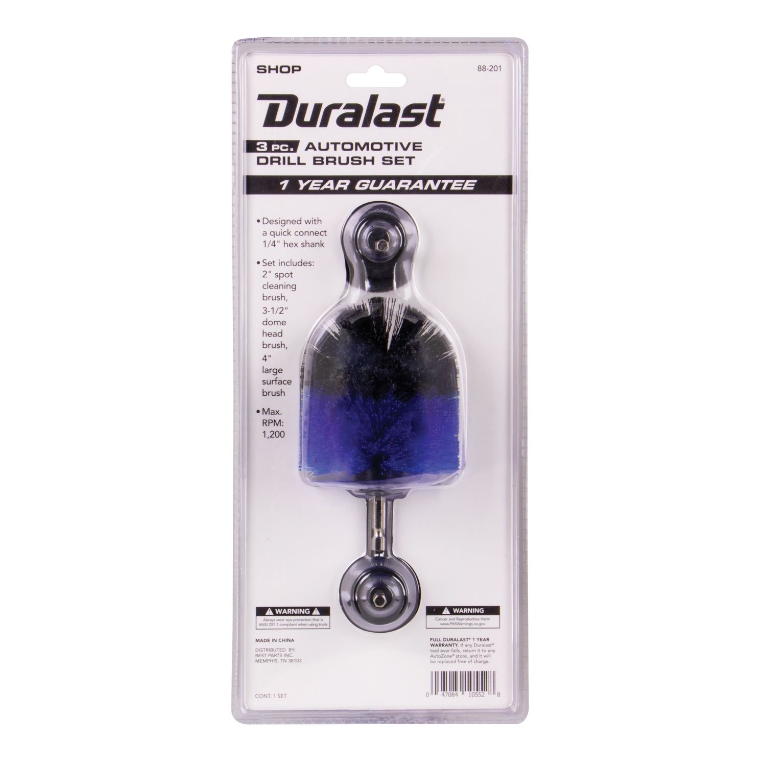 Duralast Automotive Drill Brush 3 Piece