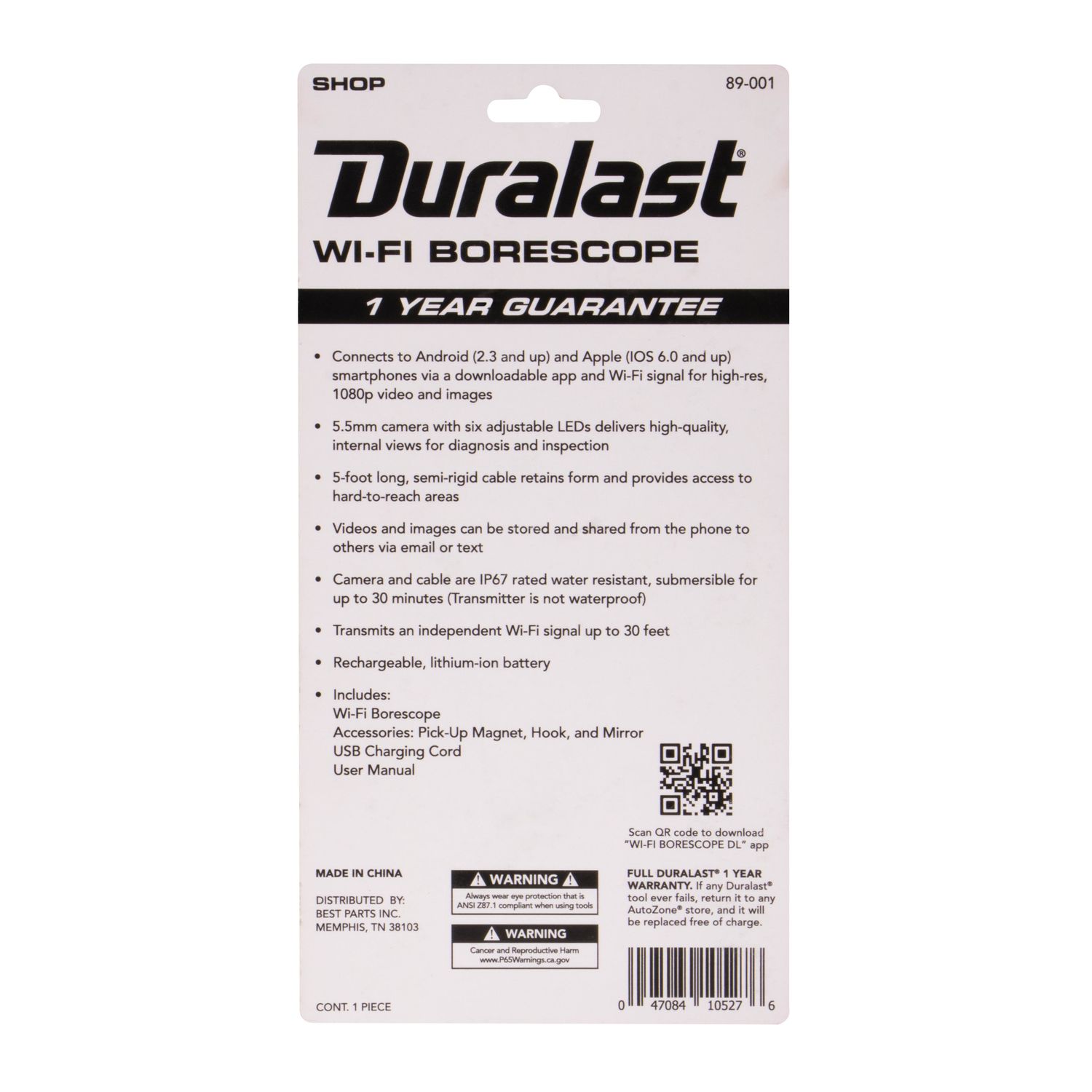 Duralast WiFi Borescope