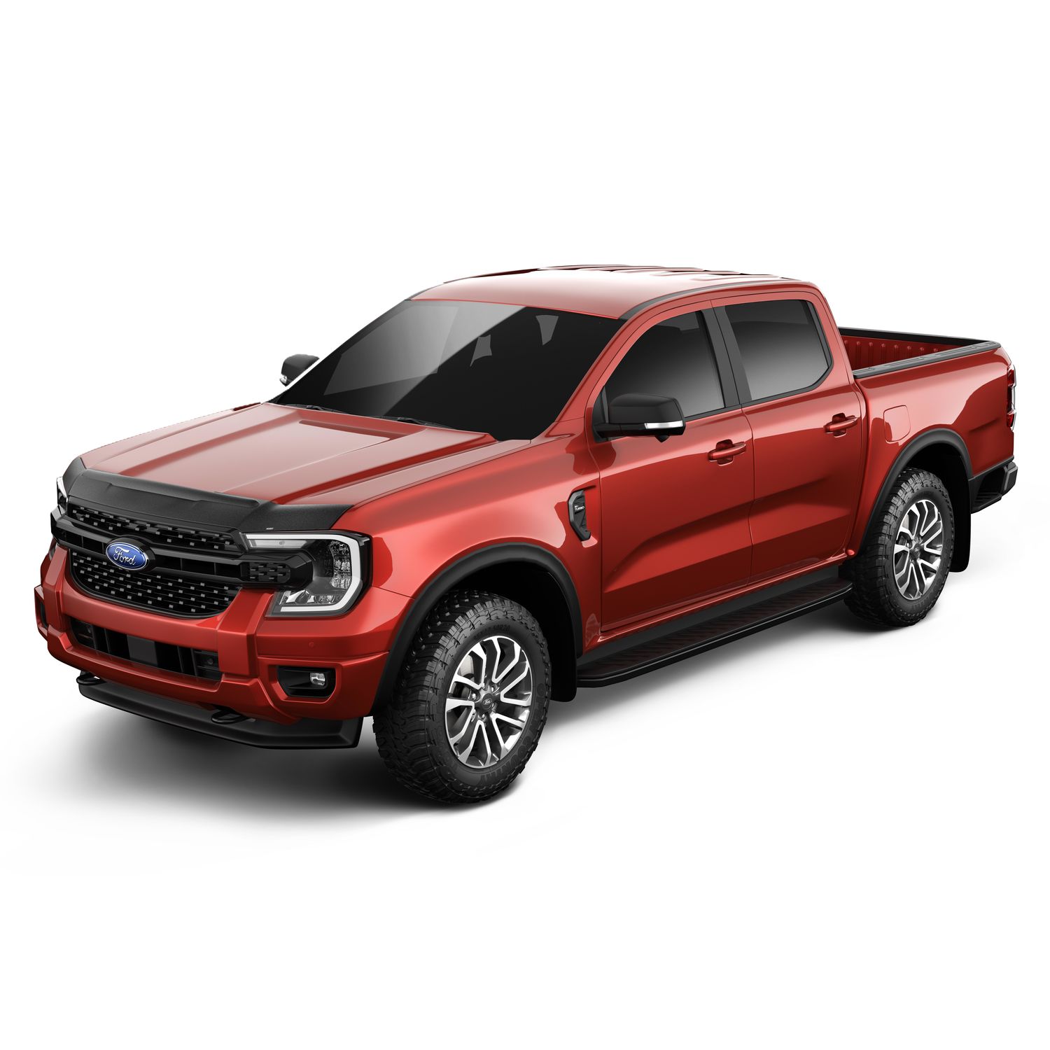 Husky Liners Aeroskin II Hood Deflector For 2024-2025 Ford Ranger - Textured Black