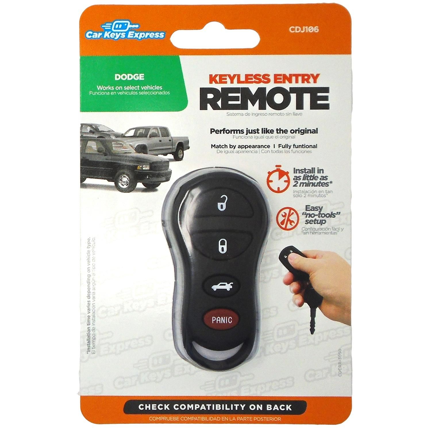 Car Keys Express Keyless Entry Transmitter CDJ106