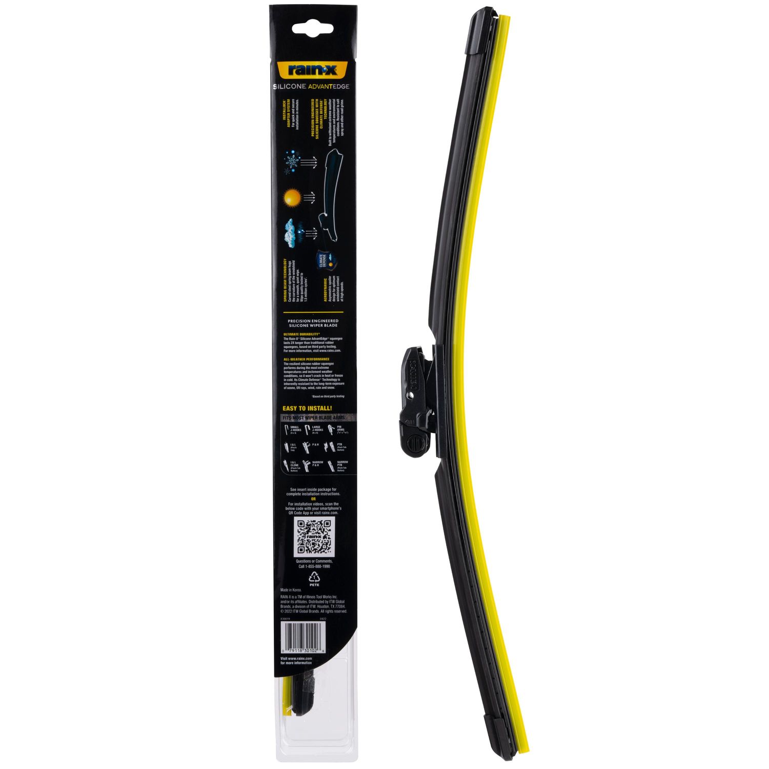 Rain-X Silicone AdvantEdge 19in Wiper Blade 830019Z