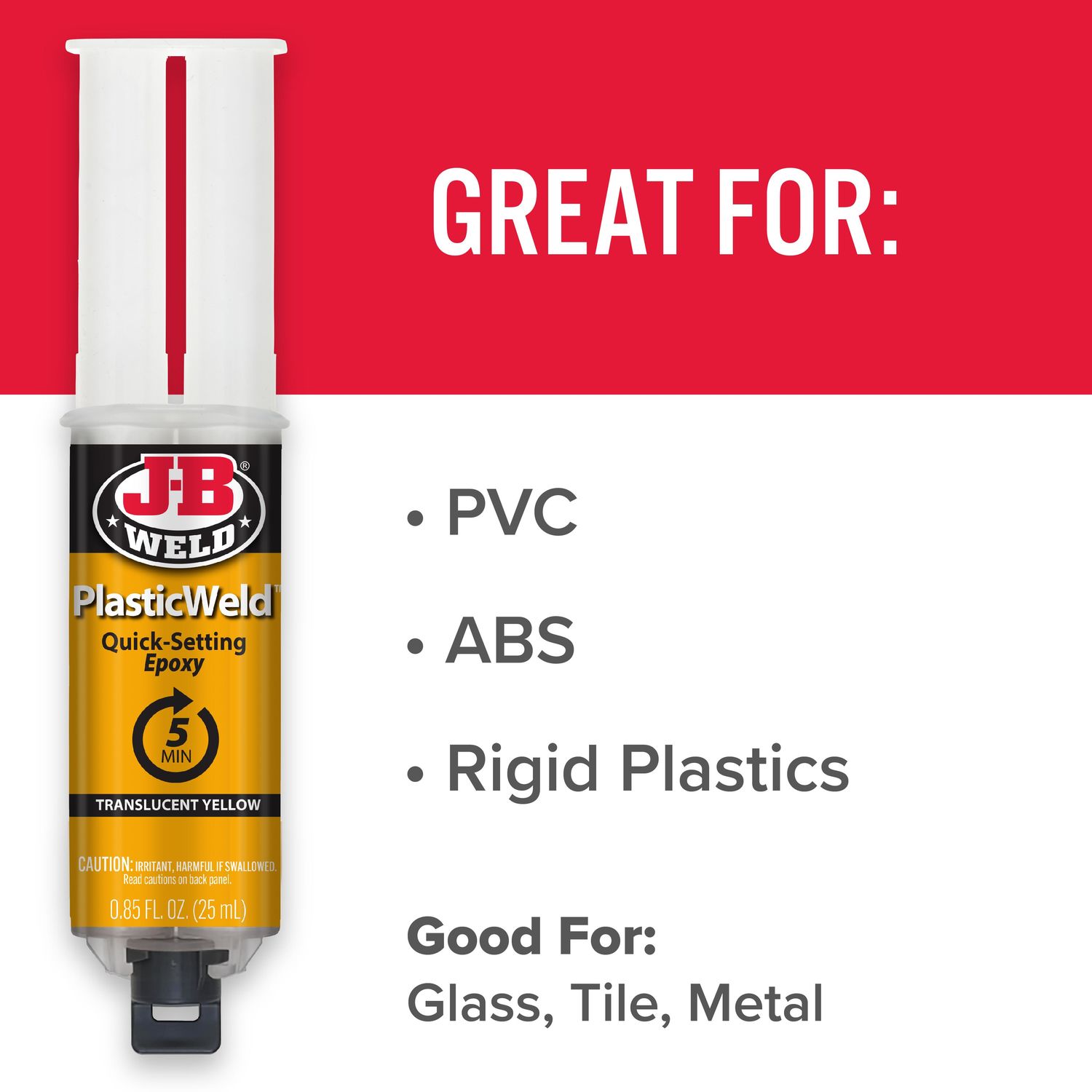 インスタントフィルム ジョンハン J-B Weld Plastic Weld 25ml