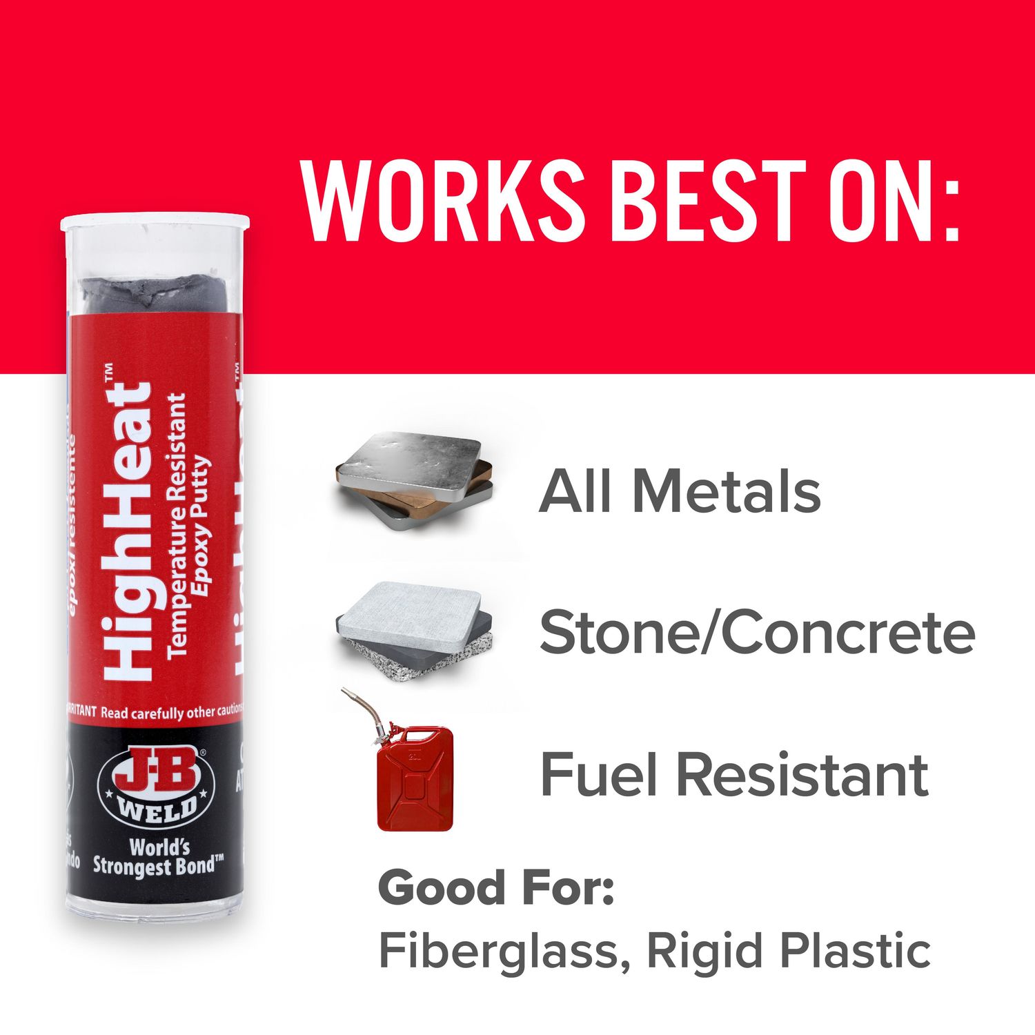 J-B Weld High Heat Epoxy Putty