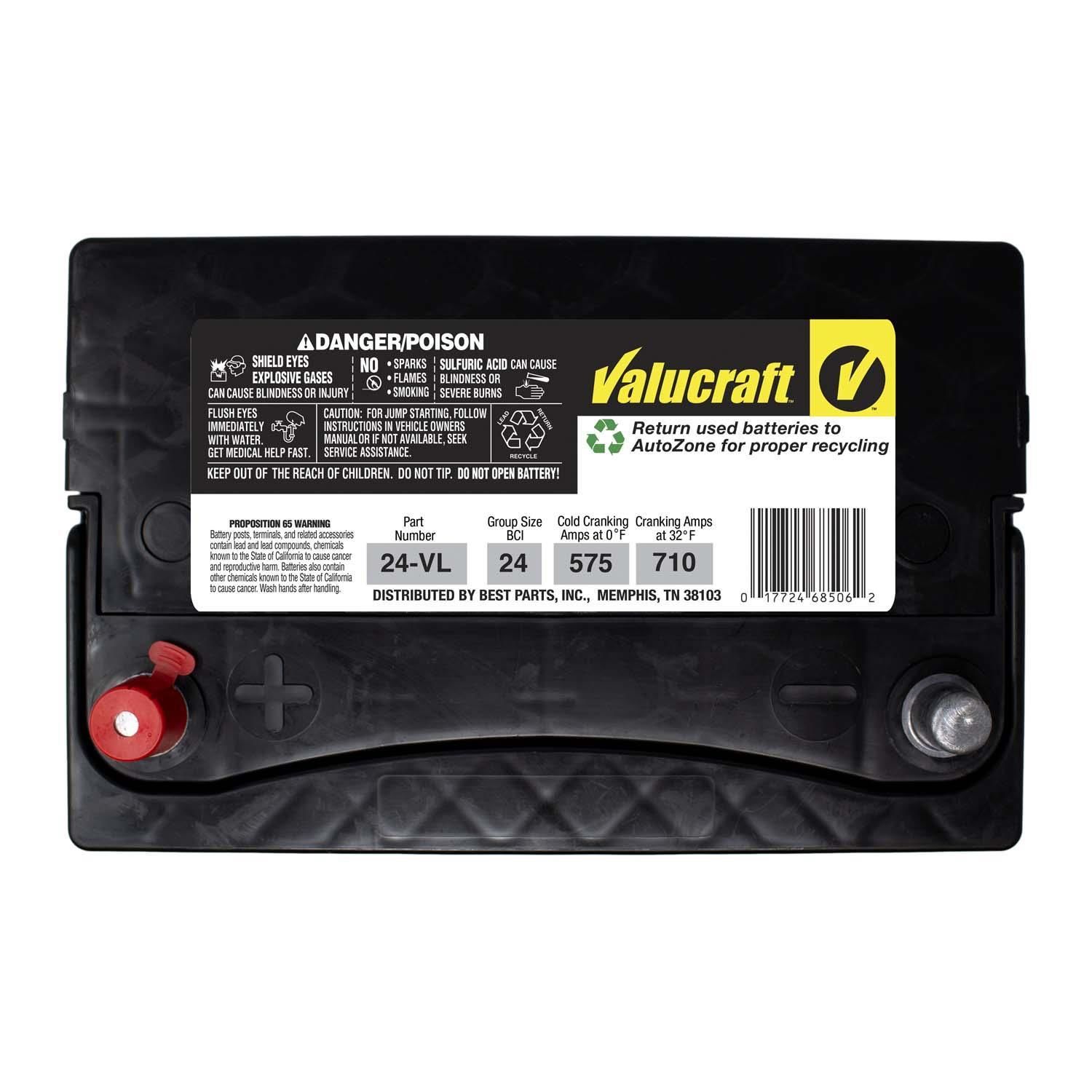 Valucraft Battery 24 Vl Group Size 24 575 Cca