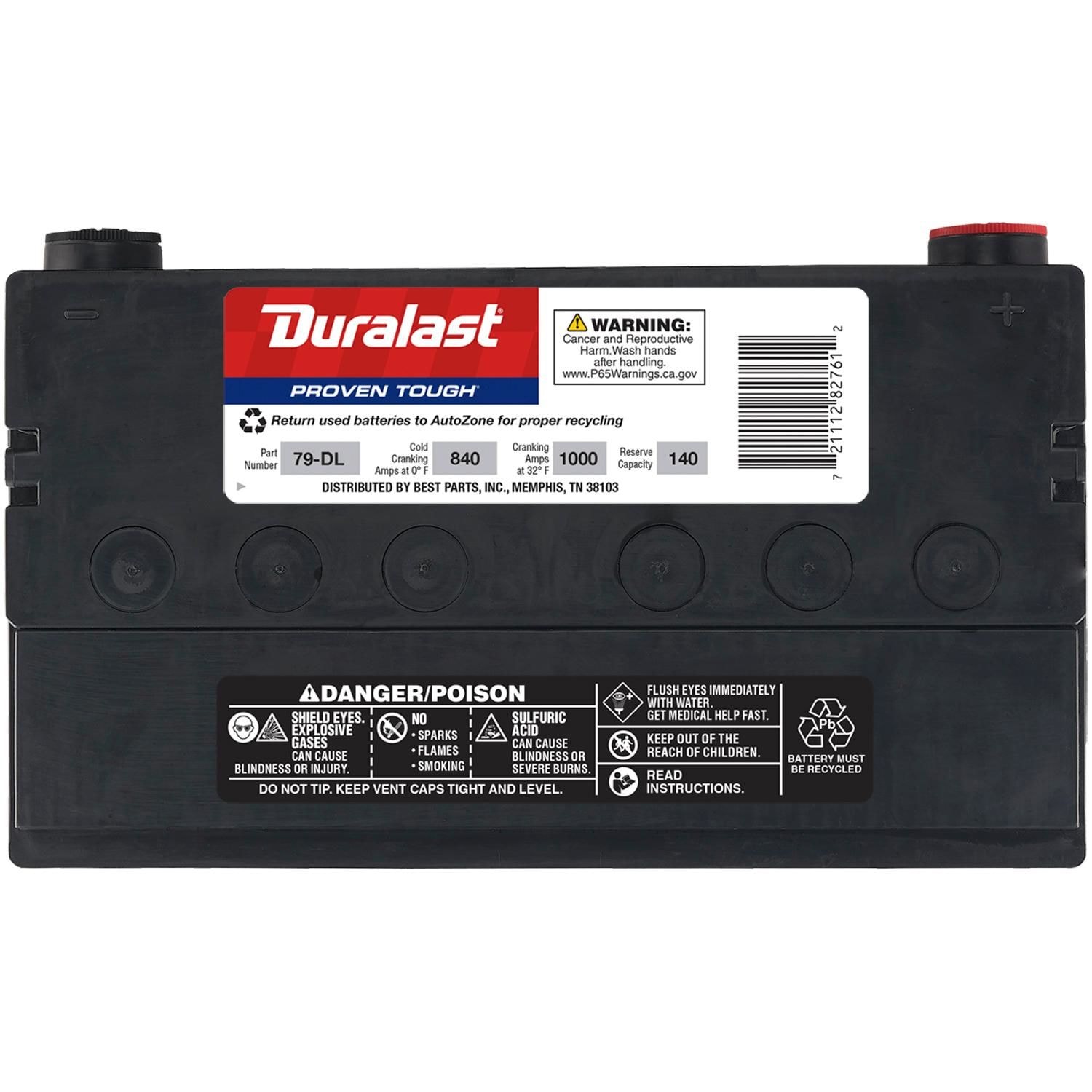 Duralast Battery BCI Group Size 79 840 CCA 79-DL