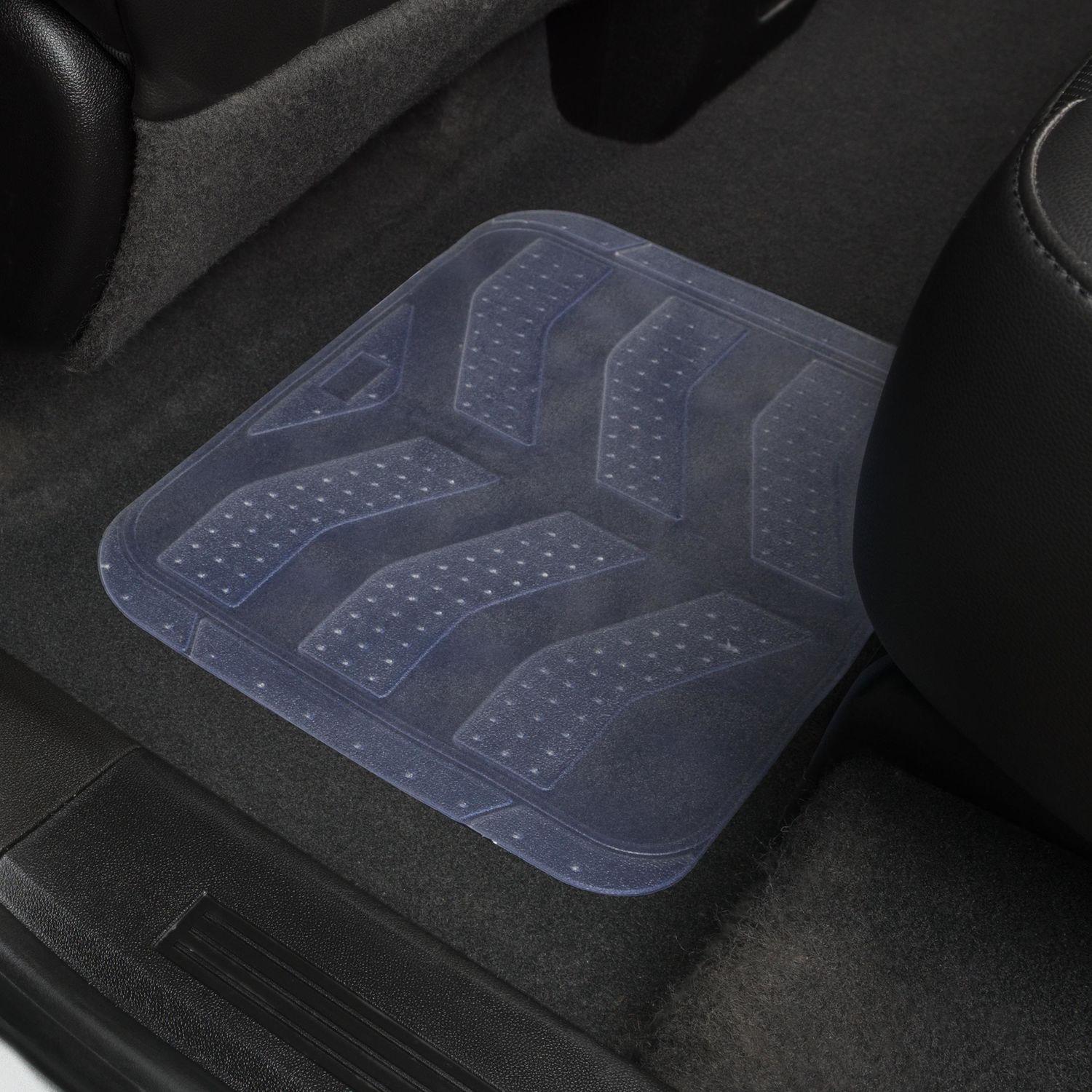 Clear Plastic Floor Mat 4pc