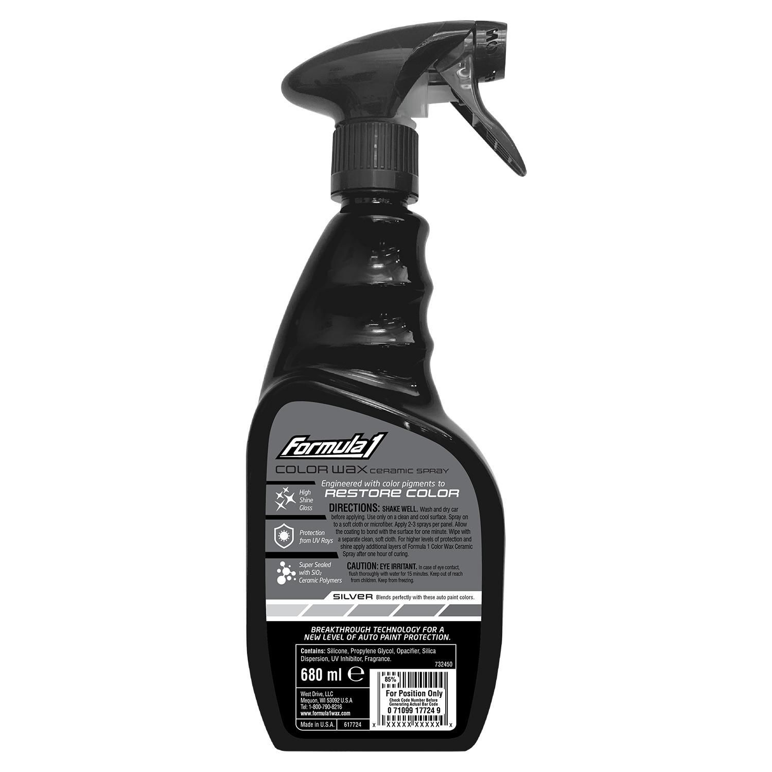 Formula 1 Silver Ceramic Spray Wax 23oz at AutoZone