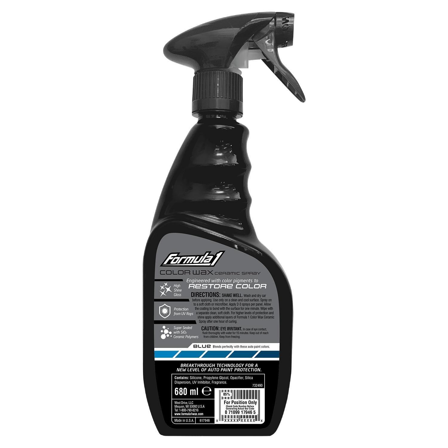 Formula 1 Blue Ceramic Spray Wax 23oz