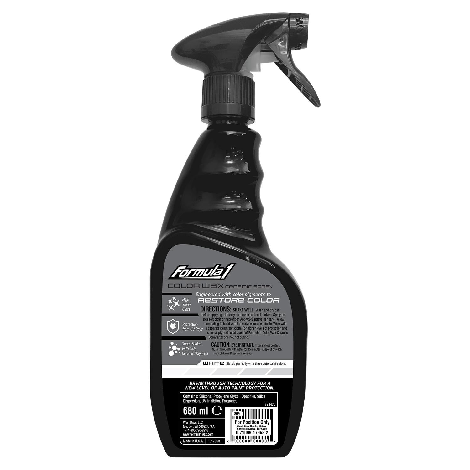 Formula 1 White Ceramic Spray Wax 23oz