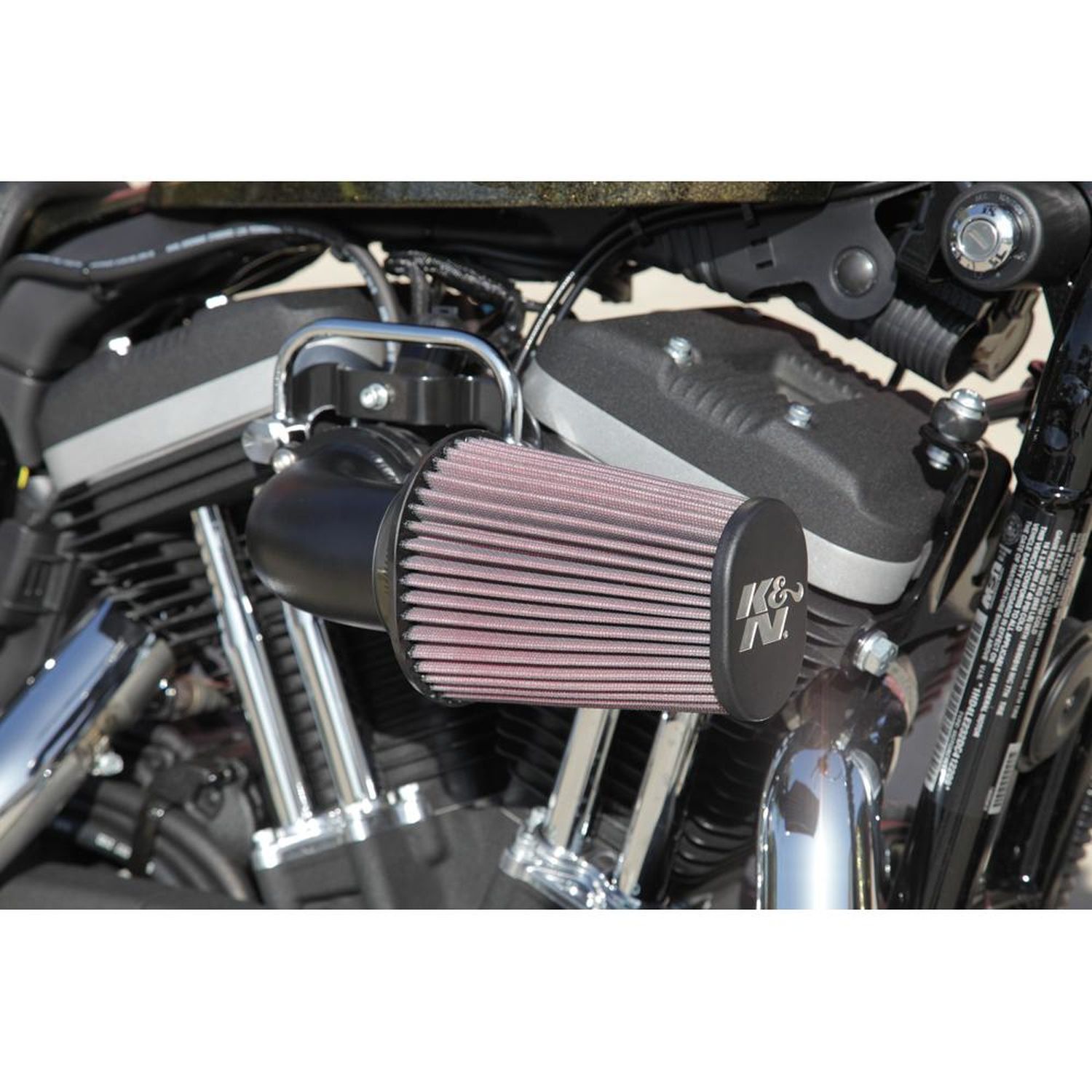 K&N 631126 Harley Davidson Motorcycle Air Intake Kit