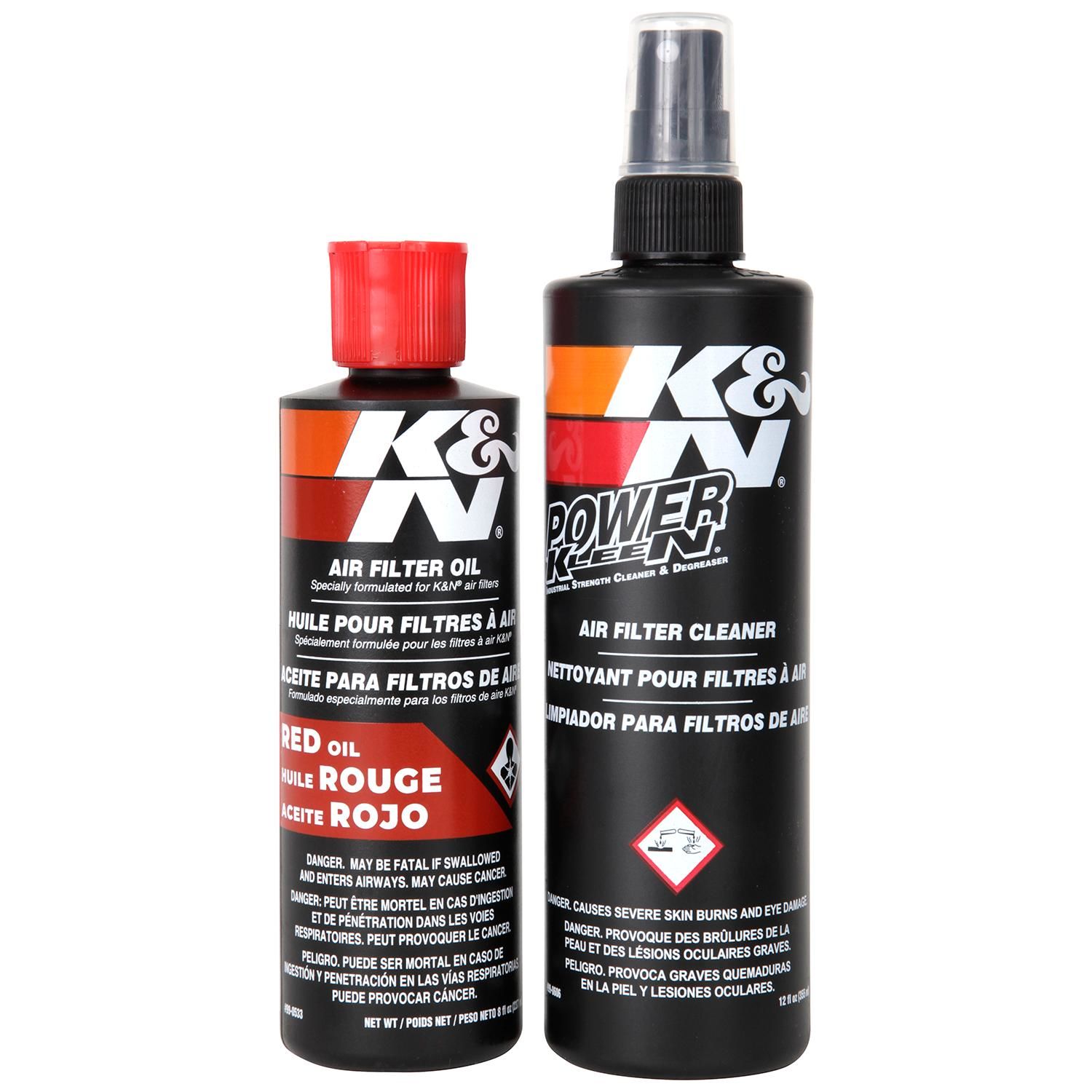 K&N Recharger Kit 99-5000. Limpiador y Aceite Spray