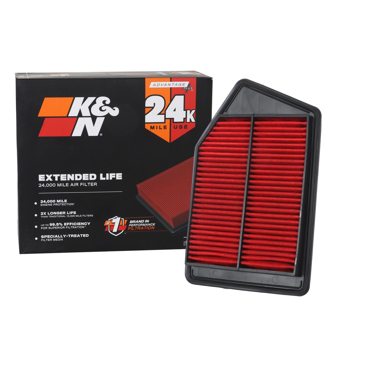 K&N Panel Engine Air Filter KNX-2498