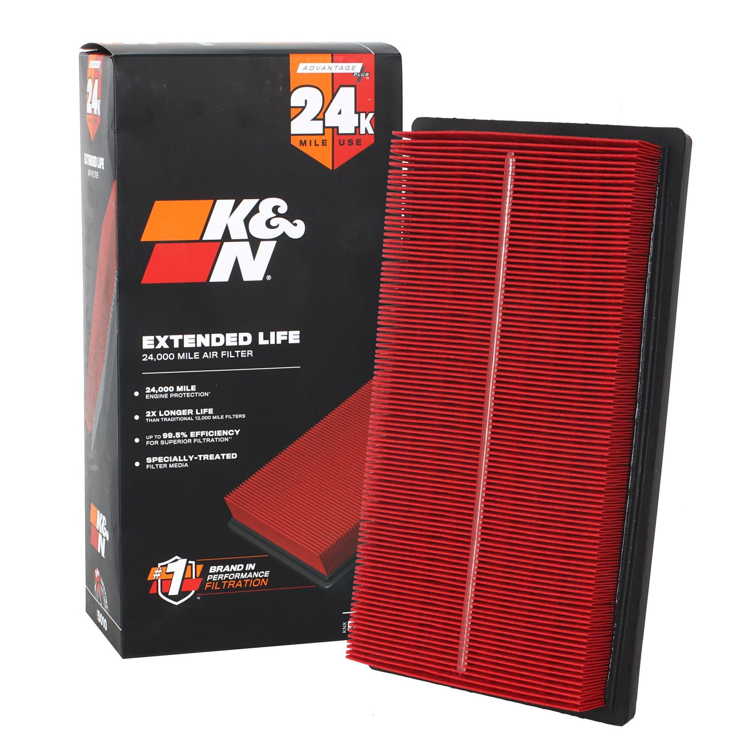 K&N Panel Engine Air Filter KNX-3080