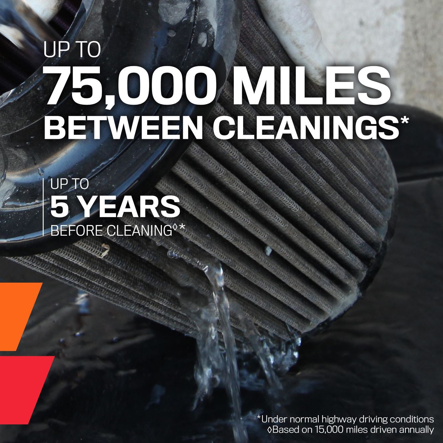 K&N Universal Rubber Air Filter